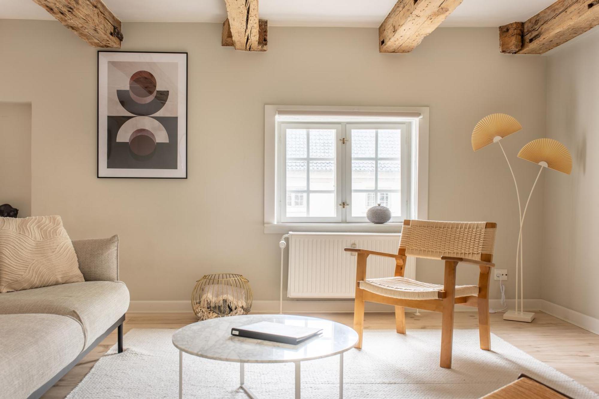 City Apartment With Exposed Ceiling Beams Copenhagen Exterior photo