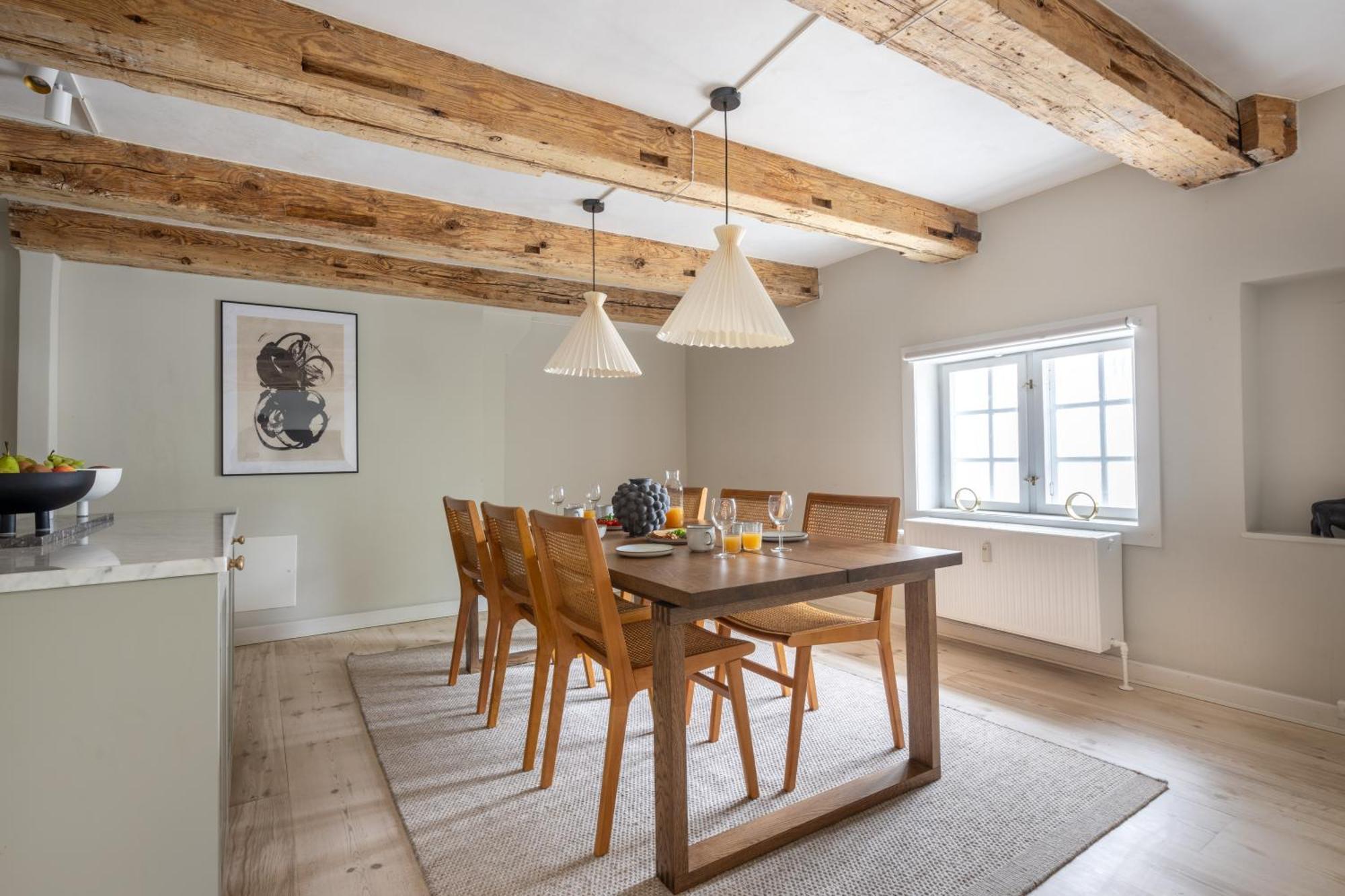 City Apartment With Exposed Ceiling Beams Copenhagen Exterior photo